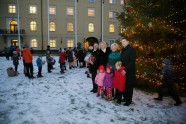Ziemassvētku eglītes iedegšana pie Rīgas pils - 6