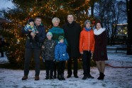 Ziemassvētku eglītes iedegšana pie Rīgas pils - 9