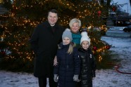 Ziemassvētku eglītes iedegšana pie Rīgas pils - 10