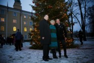 Ziemassvētku eglītes iedegšana pie Rīgas pils - 11
