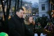 Ziemassvētku eglītes iedegšana pie Rīgas pils - 15