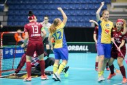 Florbols, pasaules čempionāts sievietēm, ceturtdaļfināls: Latvija - Zviedrija - 6