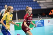 Florbols, pasaules čempionāts sievietēm, ceturtdaļfināls: Latvija - Zviedrija - 7