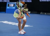 Teniss, Australian open: Jeļena Ostapenko - Anete Kontaveita - 1