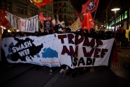 Cīrihē notiek protesti pret Trampa dalību Davosas forumā - 4