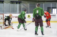 Latvijas hokeja izlases treniņš - 2