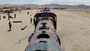 Vilcienu kapsēta Bolīvijas tuksnesī