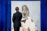 Baraka Obamas un Mišelas Obamas portretu atklāšana
