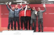Phjončhanas olimpiskās spēles: Oskars Melbārids un Jānis Strenga izcīna bronzas medaļu