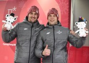 Phjončhanas olimpiskās spēles, bobslejs: Oskars Melbārdis un Jānis Strenga izcīna bronzas medaļu - 49