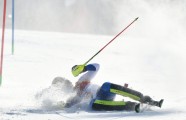 Phjončhanas olimpiskās spēles, kalnu slēpošanas slaloms: Kristaps Zvejnieks