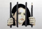 Banksija protests pret turku mākslinieces arestu - 6