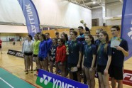 Badmintons. Latvijas pirmajā skolu komandu čempionātā uzvar Valmieras un Siguldas skolas - 61