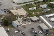Tornado izpostītās ēkas ASV Virdžīnijas štatā - 2