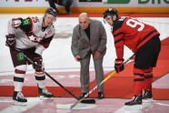 Hokejs, pārbaudes spēle: Latvija - Kanāda - 8