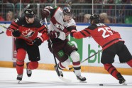 Hokejs, pārbaudes spēle: Latvija - Kanāda - 18