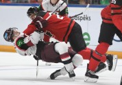 Hokejs, pārbaudes spēle: Latvija - Kanāda - 20