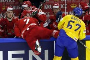 Hokejs, pasaules čempionāts: Zviedrija - Baltkrievija