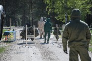 Slovēnijas karavīri mācībās Ādažos demonstrē attīrīšanu no masu iznīcināšanas līdzekļiem - 14