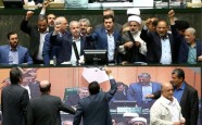 Irānas parlamentā sadedzina ASV karogu - 4