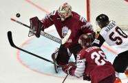 Hokejs, pasaules čempionāts: Latvija - Vācija