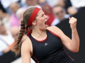 Teniss, WTA Pemiere turnīrs Romā: Jeļena Ostapenko - Džoanna Konta - 8