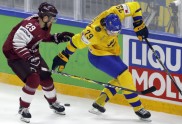 Hokejs, pasaules čempionāts 2018: Latvija - Zviedrija - 1