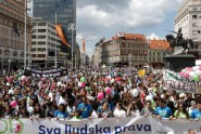 Tūkstošiem abortu pretinieku Horvātijā piedalās "Dzīvības gājienā" - 7