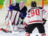 Hokejs, pasaules čempionāts: Spēle par 3. vietu, ASV - Kanāda - 1