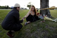 Sēro par bojāgājušajiem Teksasas vidusskolas apšaudē - 4