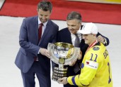 Hokejs, pasaules čempionāts 2018, fināls: Zviedrija - Šveice - 14