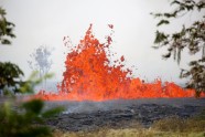 Havaju vulkāna izvirduma dēļ evakuējušies tūkstošiem iedzīvotāju - 11