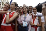 Monako F-1 'Grand Prix' starta meitenes - 1