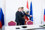 Putins ieradies vizītē Austrijā - 2