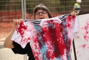 Palestīnas protests pret Messi - 6