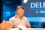 Delfi TV ar Domburu: Eva Juhņēviča, Jānis Purviņš, Romāns Vanags - 1