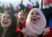 Futbols fans Pasaules kauss Krievija. Meitenes - 38