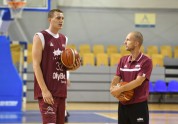 Latvijas basketbola izlase, treniņš - 14