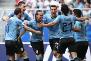 Futbols, pasaules kauss: Urugvaja - Krievija - 2