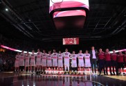Basketbols, pārbaudes spēle: Latvija - Krievija