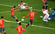 Futbols, pasaules kauss: Spānija - Maroka
