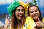 Karstas futbola līdzjutējas no Brazīlijas - 5