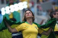 Karstas futbola līdzjutējas no Brazīlijas - 7