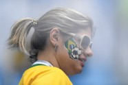 Karstas futbola līdzjutējas no Brazīlijas - 19