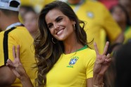 Karstas futbola līdzjutējas no Brazīlijas - 22