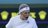 Teniss, Vimbldonas čempionāts: Jeļena Ostapenko - Ketija Danna - 2