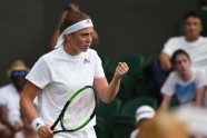 Teniss, Vimbldonas čempionāts: Jeļena Ostapenko - Kristena Flipkensa - 10