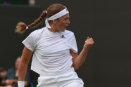 Teniss, Vimbldonas čempionāts: Jeļena Ostapenko - Kristena Flipkensa - 11