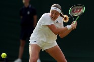 Teniss, Vimbldonas čempionāts: Jeļena Ostapenko - Kristena Flipkensa - 16