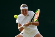 Teniss, Vimbldonas čempionāts: Jeļena Ostapenko - Kristena Flipkensa - 17